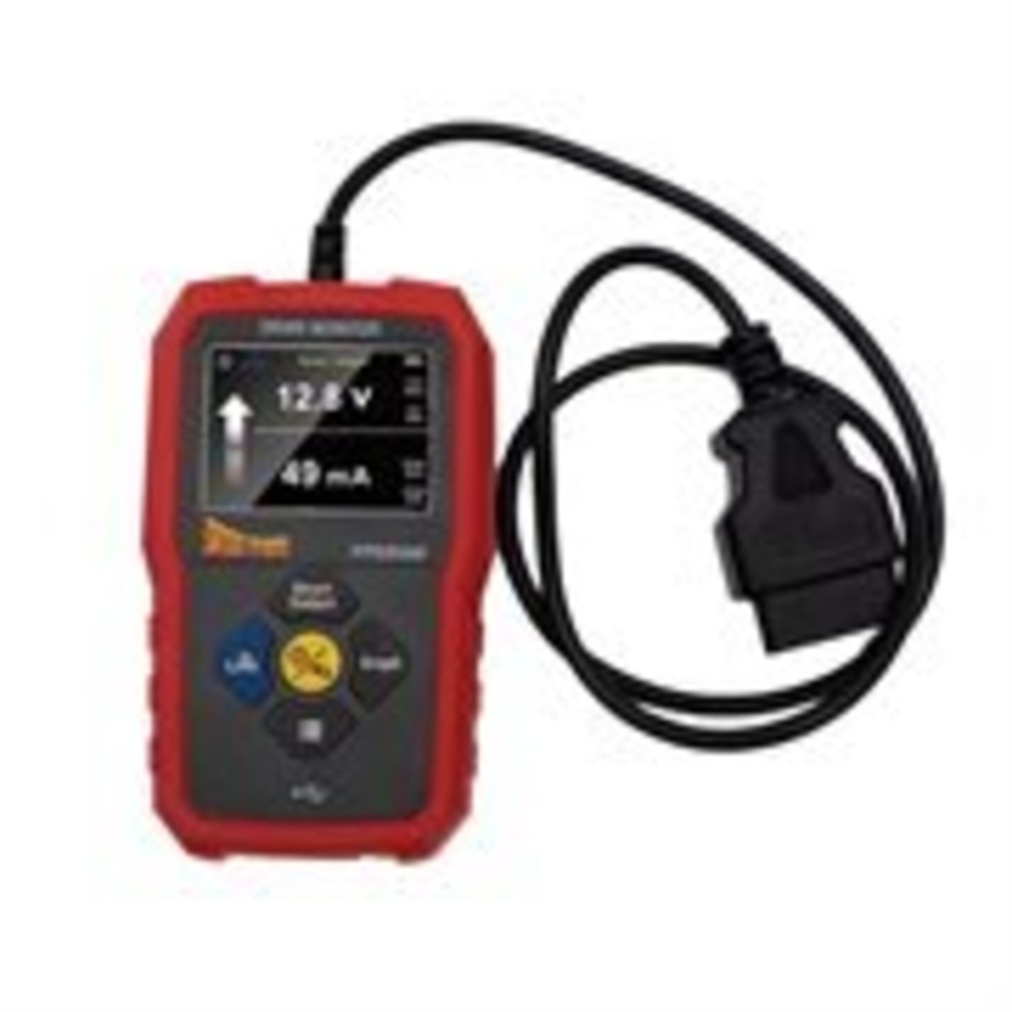 Power Probe Parasitic Draw Monitor — 10A Continuous, Smart Battery Output, OBDII Connection, Bluetooth Data Logging, USB-C Rechargeable, TFT Display, Adjustable Alarms, Model# PPRPPDRAW